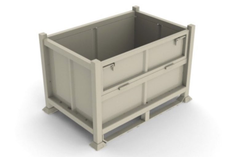 Heavy Duty Metal Storage Bins 3 Steel